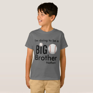 I'm going to be a Big Brother Cousin Baseball T-Shirt