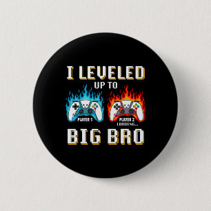 I'm Going To Be A Big Brother Funny Big Bro Video  6 Cm Round Badge