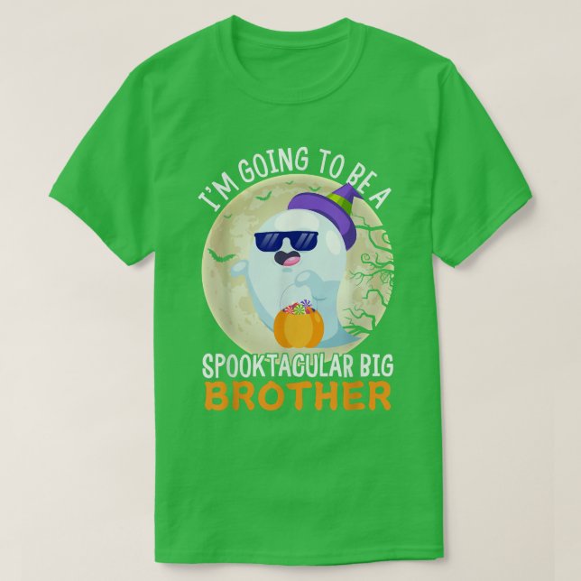 Im Going To Be A Big Brother spooktacular Ghost An T-Shirt (Design Front)