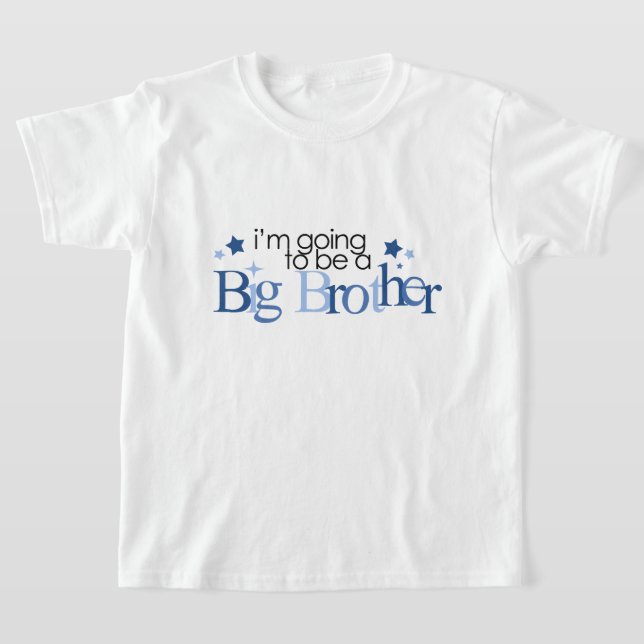 I'm going to be a big brother T-Shirt (Laydown)
