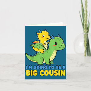 I'm Going To Be A Big Cousin Baby Reveal 2026 Drag Card