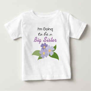 I'm going to be a Big Sister Announcement Dress Baby T-Shirt