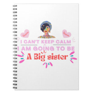 I'm Going To Be A Big Sister , design by Roka000 Notebook