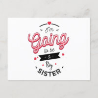 I'm going to be a big sister