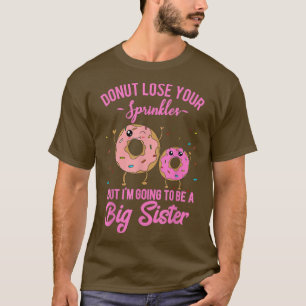 I'm Going to be a Big Sister Pregnancy Reveal Pink T-Shirt