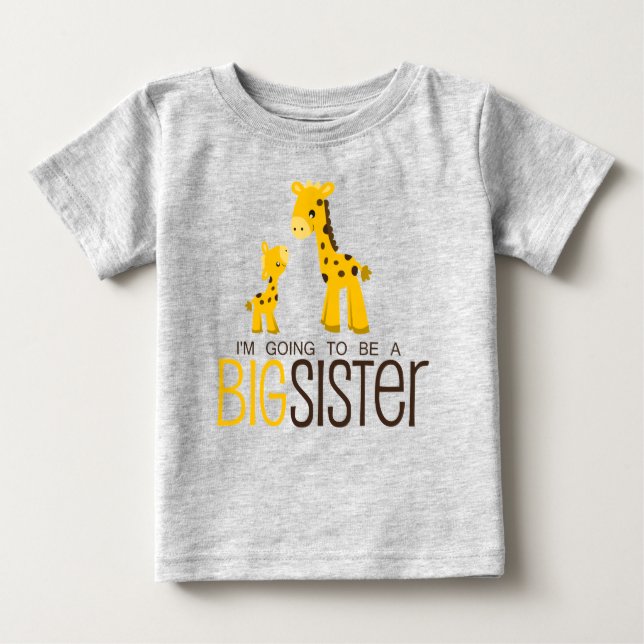 I'm Going to Be A Big Sister Shirt (Front)