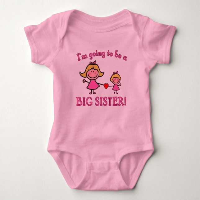 I'm Going to Be a Big Sister Tshirt (Front)