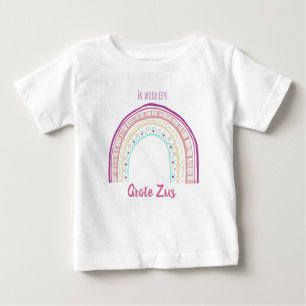 I'm going to be a big sister with a rainbow drawn baby T-Shirt