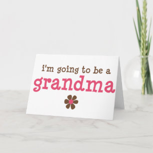 I'm going to be a grandma T-shirt Holiday Card
