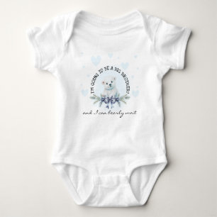 I'm Going to be Big Brother Baby on the Way Baby Bodysuit