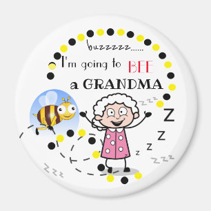 I'm Going to Bee A Grandma personalised Magnet
