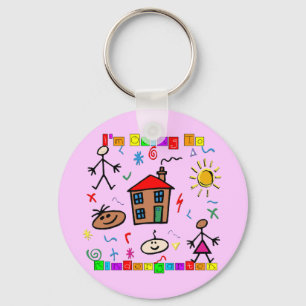 I'm Going to Kindergarten Key Ring