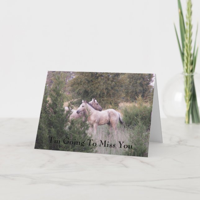 I'm Going To Miss You Card (Front)