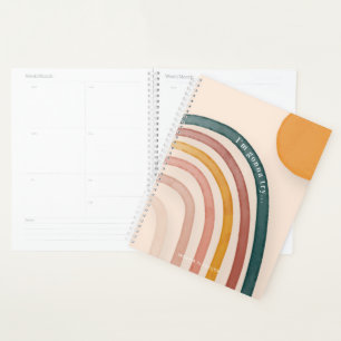 I'm Gonna Try | Funny Rainbow Monogram Planner