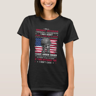 I'm Grumpy Veteran If This Offends You I Don't Car T-Shirt
