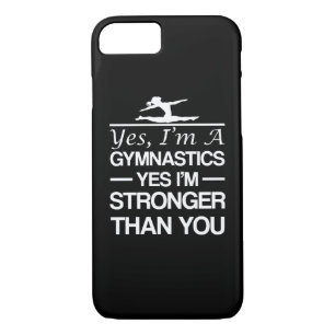 Im Gymnastics Girls Im Stronger Than You Case-Mate iPhone Case