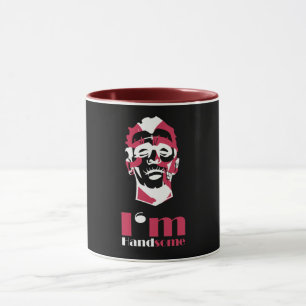 I'm handsome abstract face mug