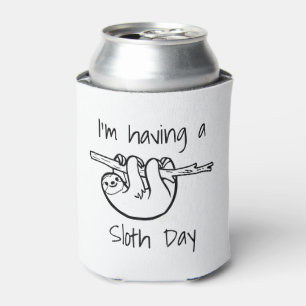 I'm Having a Sloth Day Can Cooler