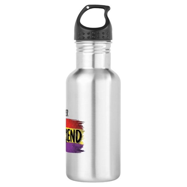 Im Her Girlfriend Rainbow Pride Vector Shirt 532 Ml Water Bottle (Front)