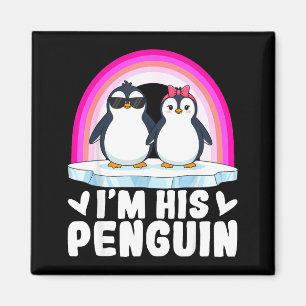 I'm Her Penguin Matching Couple Valentine Love Hea Magnet