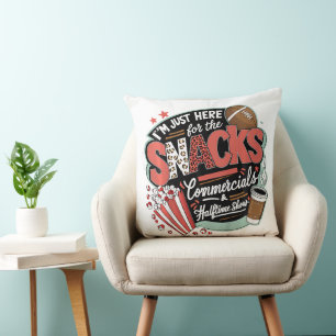 I'M Here For Snacks Commercials And Halftime Cushion