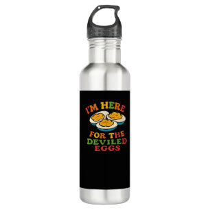 I'm Here for the Deviled Eggs Thanksgiving Classic 710 Ml Water Bottle