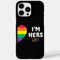 Im hers shes mine matching for pride lesbian coupl