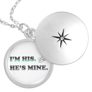 I'm His and He's Mine Locket Necklace