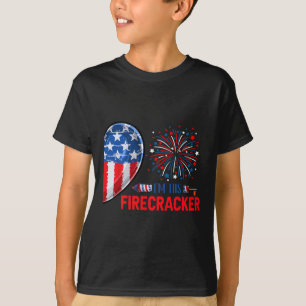 I'm His Firecracker 4th July Funny Couple Costume T-Shirt