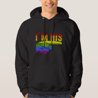 Im His Hes Mine for Gay Couple Matching Outcome LG Hoodie