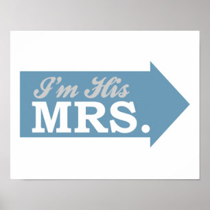 I'm His Mrs. (Blue Arrow) Poster