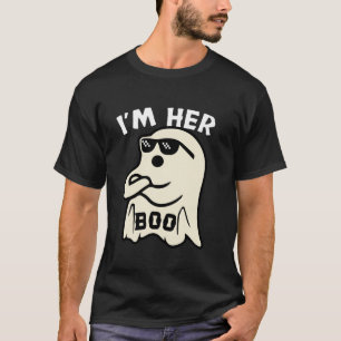 Im his Witch her BOO matching couples Halloween co T-Shirt