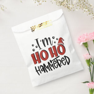 I'm Ho Ho Hammered Funny Christmas Xmas Drinking Favour Bags
