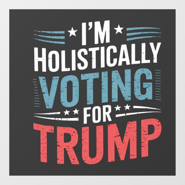 I'm Holistically Voting for Trump Election Harris  (Sheet)