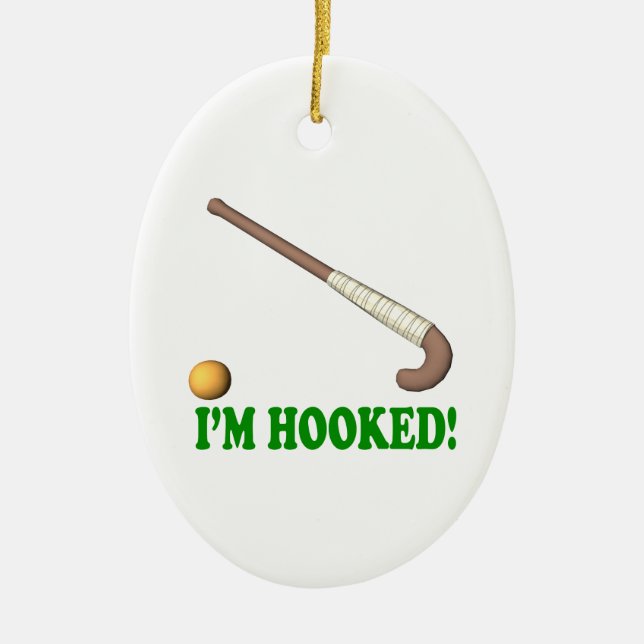 Im Hooked Ceramic Tree Decoration (Front)