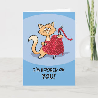 I'm Hooked on You Valentine Card