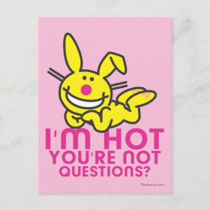 I'm Hot You're Not Postcard