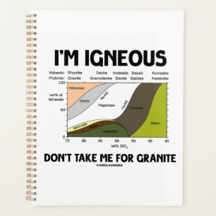 I'm Igneous Don't Take Me For Granite Planner