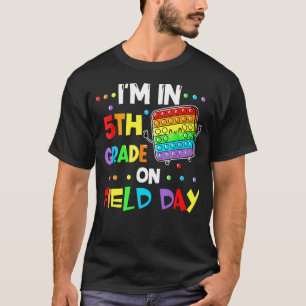 I'm In 5th Grade On Field Day 2022 Pop It Kids Boy T-Shirt