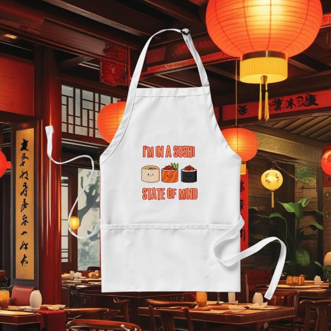 I'm in a Sushi State of Mind – Chill Sushi Standard Apron (Creator Uploaded)