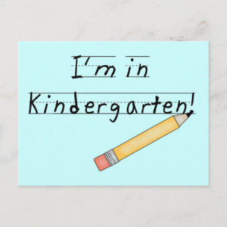 I'm in Kindergarten Tshirts and Gifts Postcard