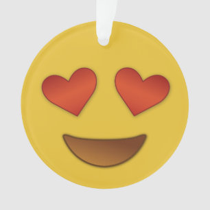 I'm in like with you emoji ornament