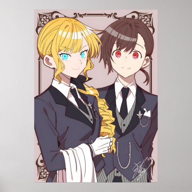 I'm In Love With The Villainess | Rae and Claire  Poster (Front)