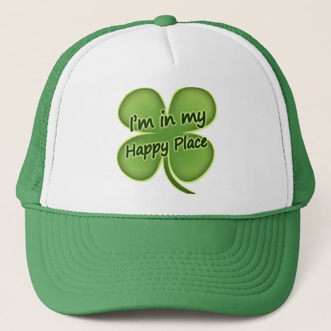 I'm In My Happy Place Trucker Hat (Front)