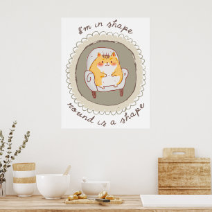 I'm in shape poster
