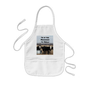 I'm in the Moooood to Grill! Kids Apron