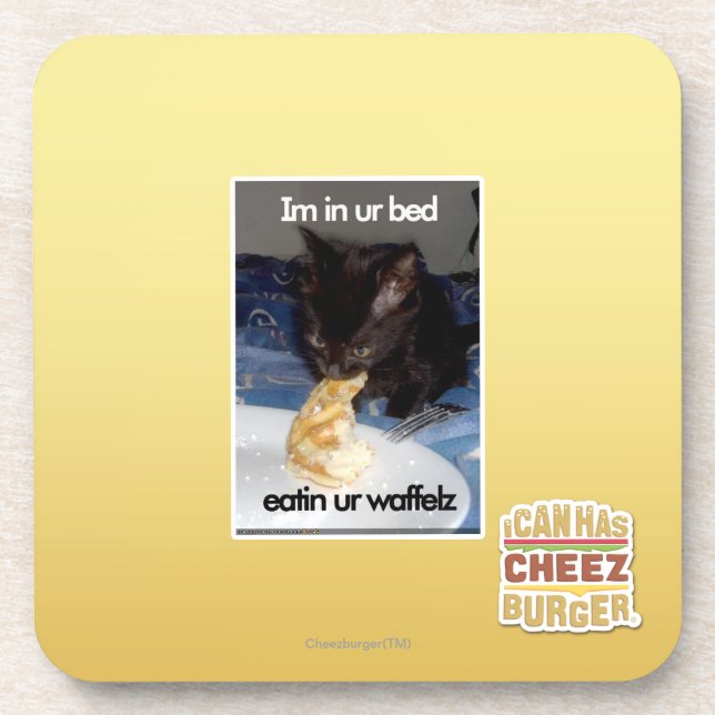 Im in ur bed coaster (Front)