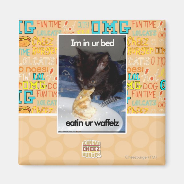 Im in ur bed magnet (Front)