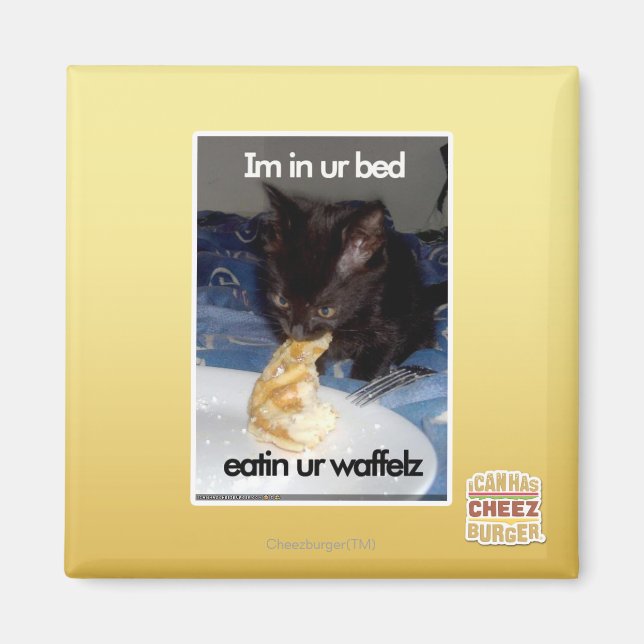 Im in ur bed magnet (Front)