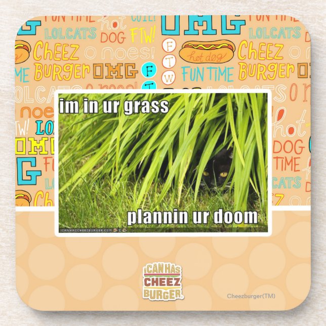 im in ur grass coaster (Front)